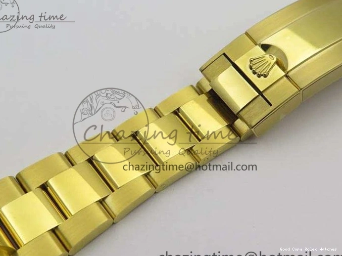 Best AAA Replica Sites Edition 3577 Bracelet II YG On YachtMaster YG Cozy 116688 Ceramic Bezel Best A White 1:1 Blue Dial JF 1224